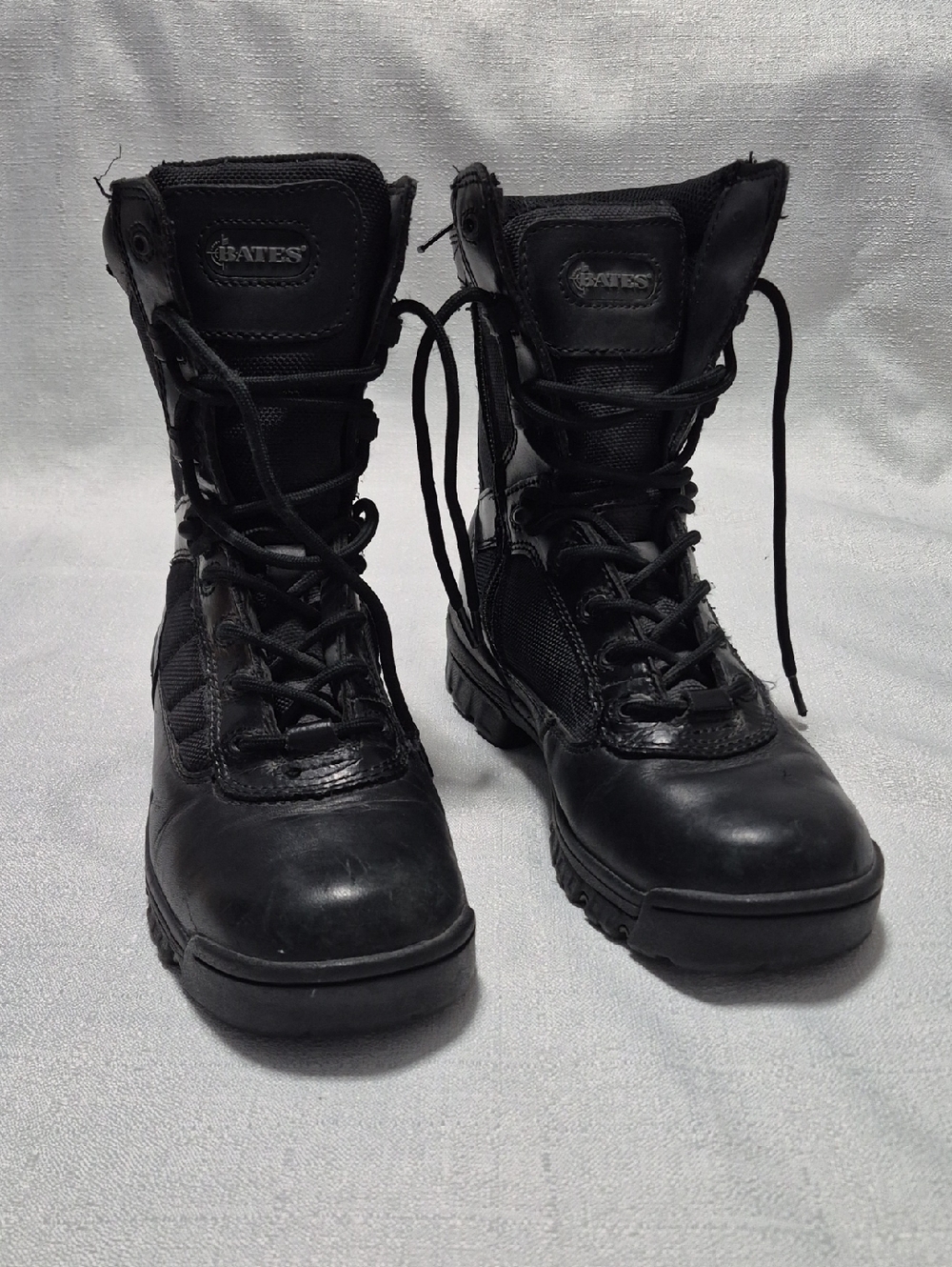 Bates Black Lace-Up Tactical EMS Firefighter Police Officer Boots Womens Size 7